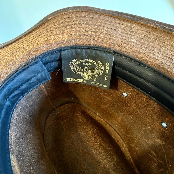 Leather fedora hat - Picture 3 of 3